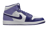 Air Jordan 1 Mid White Sky J Purple