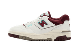 New Balance 550 White Burgundy Blue