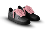 Nike Air Force 1 Low '07 Black Rope Laces Pink