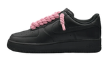 Nike Air Force 1 Low '07 Black Rope Laces Pink