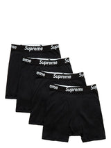 Supreme x Hanes Boxer Briefs (4 Pack) Black