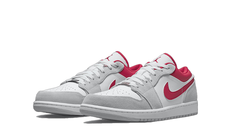 Air Jordan 1 Low SE Light Smoke Gray Gym Red