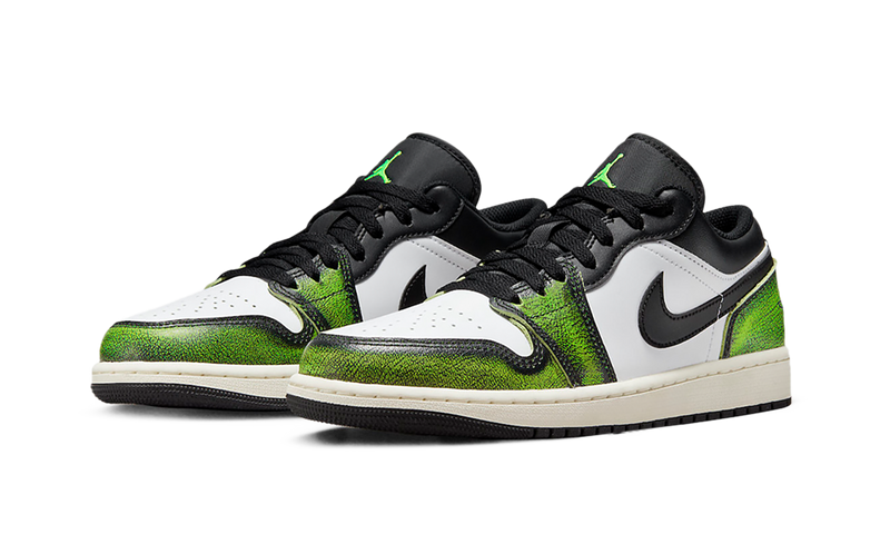 Air Jordan 1 Low Wear Away Electric Green