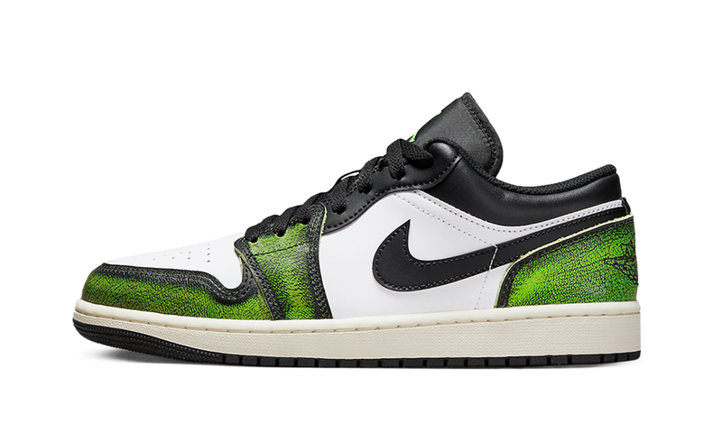 Air Jordan 1 Low Wear Away Electric Green