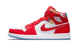 Air Jordan 1 Mid Barcelona Sweater Red Patent