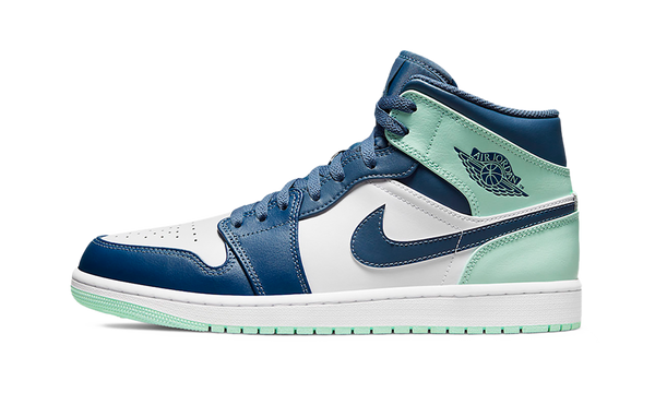 Air Jordan 1 Mid Mystic Navy Mint Foam Side