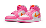 Air Jordan 1 Mid Pinksicle Safety Orange