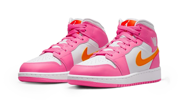 Air Jordan 1 Mid Pinksicle Safety Orange