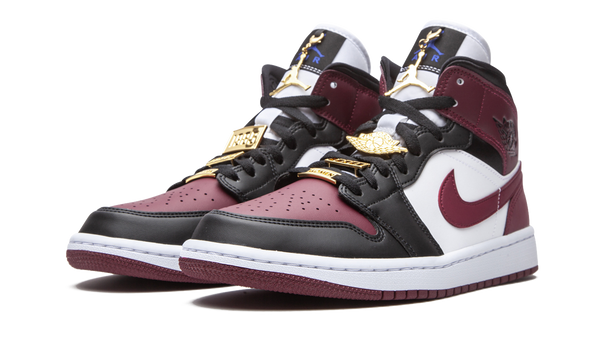 Air Jordan 1 Mid SE Black Dark Beetroot