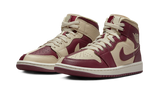 Air Jordan 1 Mid SE Split Beach Cherrywood Red