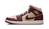 Air Jordan 1 Mid SE Split Beach Cherrywood Red