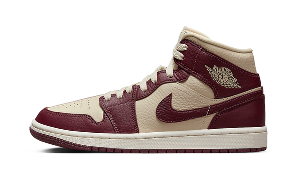 Air Jordan 1 Mid SE Split Beach Cherrywood Red