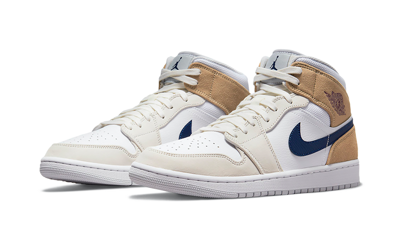 Air Jordan 1 Mid Tan Suede CHANG SNEAKERS