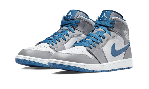 Air Jordan 1 Mid True Blue Cement