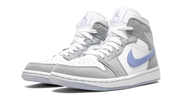 Air Jordan 1 Mid Wolf Grey Aluminum