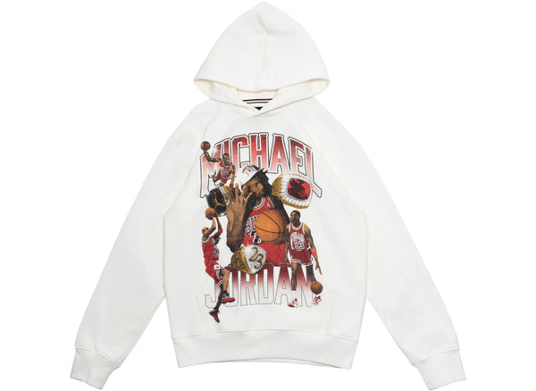 JORDAN FLIGHT FLEECE SWEATSHIRT WHITE