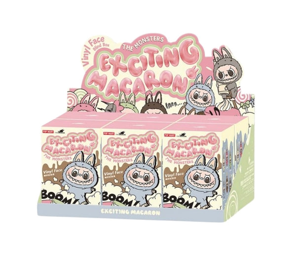 Pop Mart Labubu THE MONSTERS Tasty Macarons Vinyl Face Blind Box