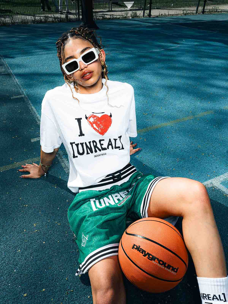 [UNREAL] I LOVE U TEE WHITE