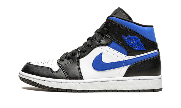 Jordan 1 Mid White Black Racer Blue