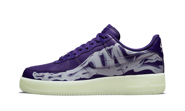 Nike Air Force 1 Low '07 QS Purple Skeleton Halloween (2021) Side