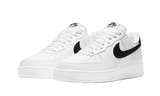 Nike Air Force 1 Low '07 White Black Pebbled Leather Front