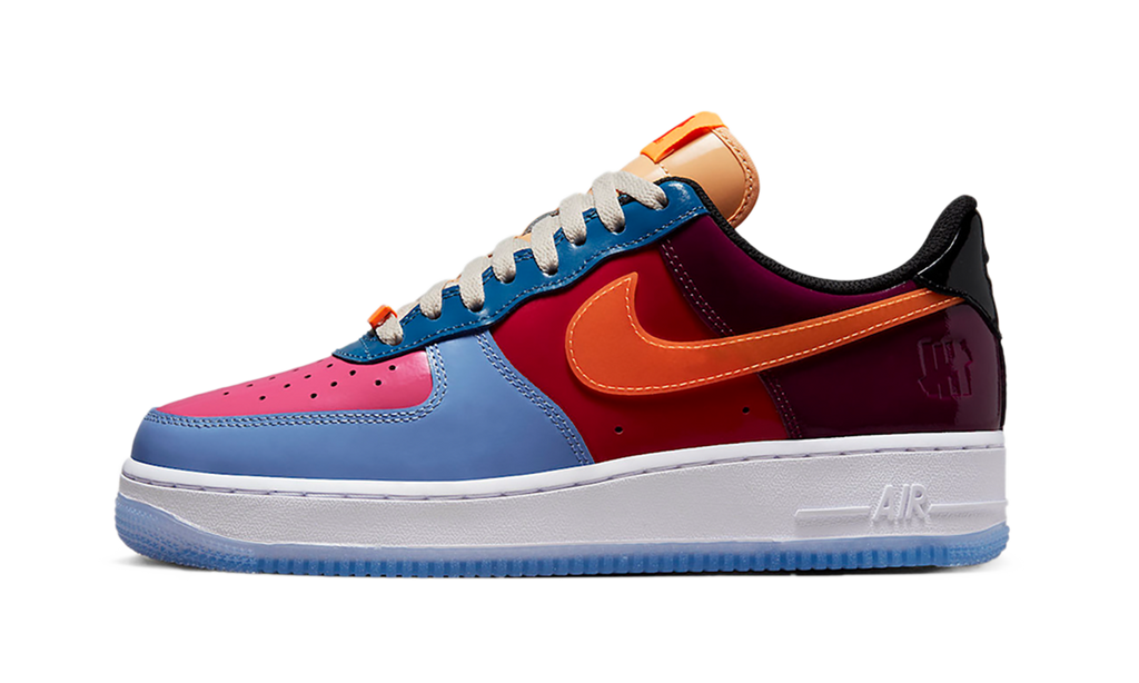 Nike Air Force 1 Low SP Undefeated Multi Patent Total Orange CHANG SNEAKERS
