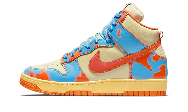 Nike Dunk High 1985 SP Orange Acid Wash Side