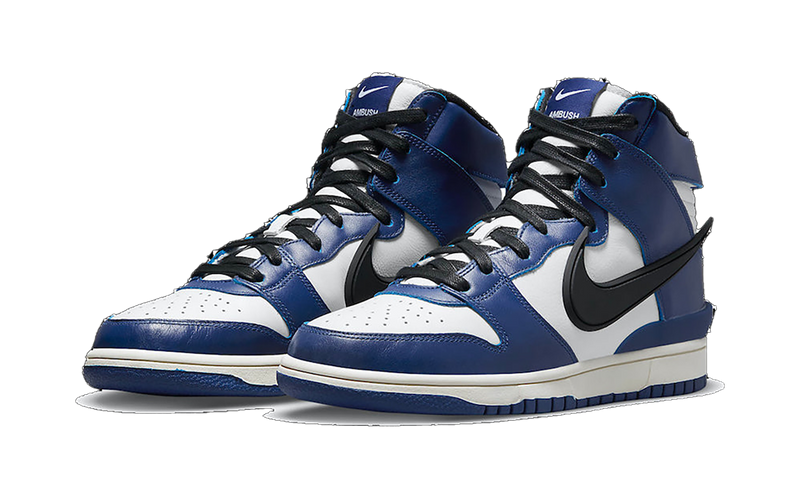 Nike Dunk High AMBUSH Deep Royal Front