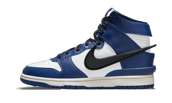 Nike Dunk High AMBUSH Deep Royal Side