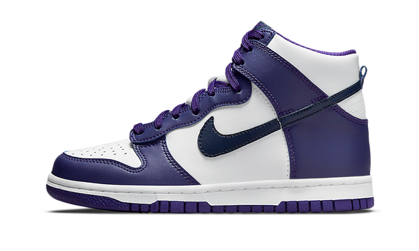 Nike Dunk High Electro Purple Midnight Navy Side