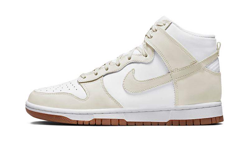 Nike Dunk High Sail Gum Side