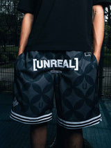 [UNREAL] TEAM SHORT PIKE BLACK GREY