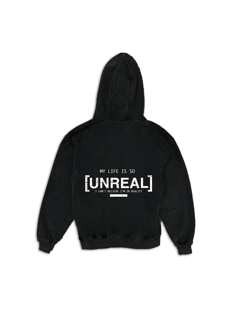 [UNREAL] SIGNATURE HOODIE JET BLACK