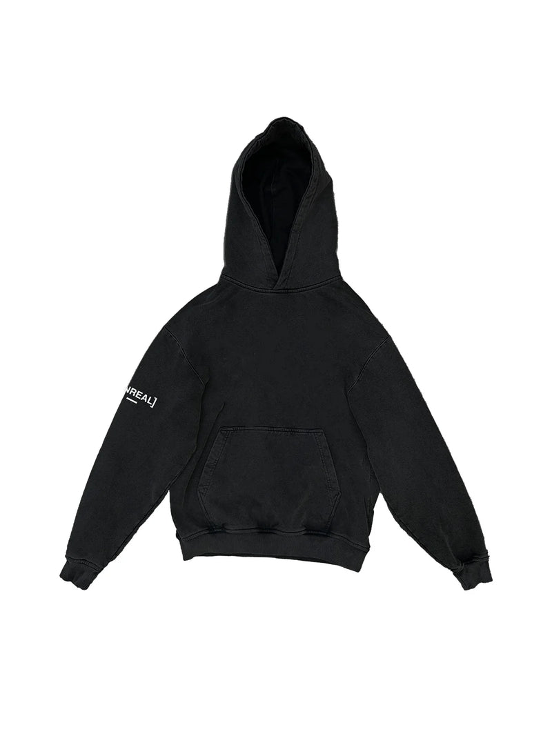 [UNREAL] SIGNATURE HOODIE JET BLACK