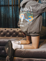 [UNREAL] WHITE/BLACK LOGO SOCKS