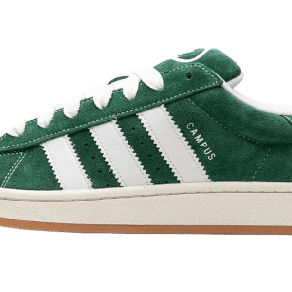 Adidas Campus 00s Dark Green Cloud White – CHANG SNEAKERS