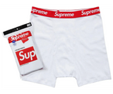 Supreme x Hanes Boxer Briefs (4 Pack) White